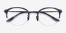 Dulcet Blue AcetateEyeglass Frames from EyeBuyDirect, Closed View