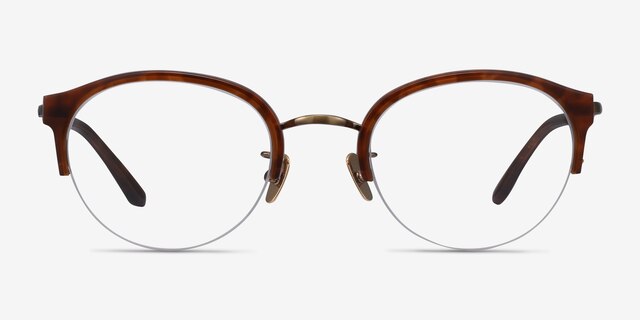 Dulcet Brown AcetateEyeglass Frames from EyeBuyDirect, Front View