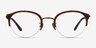 Dulcet Brown AcetateEyeglass Frames from EyeBuyDirect, Front View