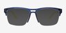 Bane Blue Eco-friendlySunglass Frames from EyeBuyDirect, Front View