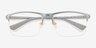 Huston Blue Aluminium-alloyEyeglass Frames from EyeBuyDirect, Closed View