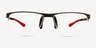 Champion Black MetalEyeglass Frames from EyeBuyDirect, Front View