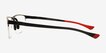 Champion Black MetalEyeglass Frames from EyeBuyDirect, Side View