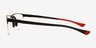 Champion Black MetalEyeglass Frames from EyeBuyDirect, Side View
