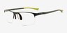 Champion Vert MétalMontures de lunettes de vue d'EyeBuyDirect, Vue d'Angle