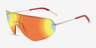 Fuel White MetalSunglass Frames from EyeBuyDirect, Angle View