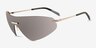 Strider Silver MetalSunglass Frames from EyeBuyDirect, Angle View