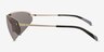 Strider Silver MetalSunglass Frames from EyeBuyDirect, Side View