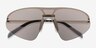 Strider Silver MetalSunglass Frames from EyeBuyDirect, Closed View
