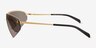 Strider Gold MetalSunglass Frames from EyeBuyDirect, Side View