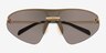 Strider Gold MetalSunglass Frames from EyeBuyDirect, Closed View