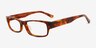 Dieppe Tortoise Alternative MaterialsEyeglass Frames from EyeBuyDirect, Angle View