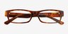 Dieppe Tortoise Alternative MaterialsEyeglass Frames from EyeBuyDirect, Closed View