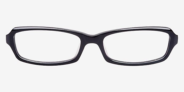 L-4817 Black Acetate Eyeglass Frames