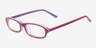 HT023 Violet AcetateEyeglass Frames from EyeBuyDirect, Angle View