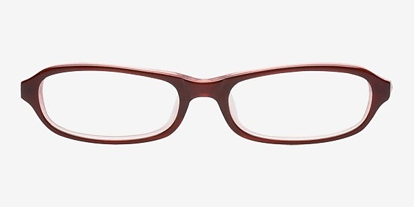 HT023 Red/Pink Acetate Eyeglass Frames
