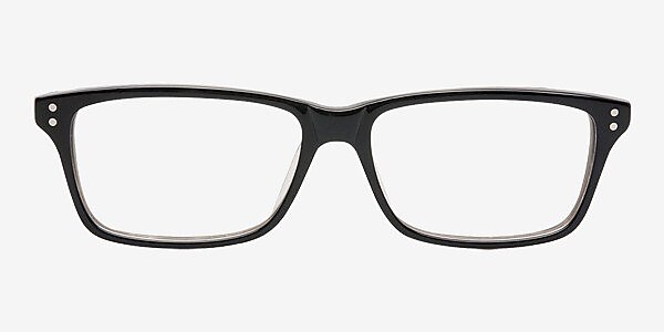 Dauphin Black/Grey Acetate Eyeglass Frames