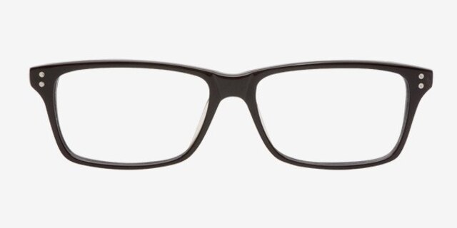 Dauphin Brun AcétateMontures de lunettes de vue d'EyeBuyDirect, Vue de Face