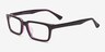 HT9335 Black & Purple AcetateEyeglass Frames from EyeBuyDirect, Angle View