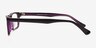 HT9335 Black & Purple AcetateEyeglass Frames from EyeBuyDirect, Side View