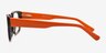 P7515 Black & Orange AcetateEyeglass Frames from EyeBuyDirect, Side View