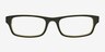 HT9153 Black & Green AcétateMontures de lunettes de vue d'EyeBuyDirect, Vue de Face