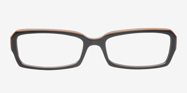 Prairie Black & Brown AcetateEyeglass Frames from EyeBuyDirect, Front View