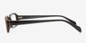 Prairie Black & Brown AcetateEyeglass Frames from EyeBuyDirect, Side View
