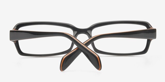 Prairie Black & Brown AcetateEyeglass Frames from EyeBuyDirect, Closed View