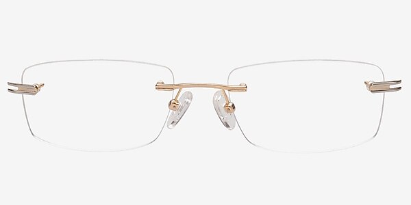 GL0009 Golden Metal Eyeglass Frames