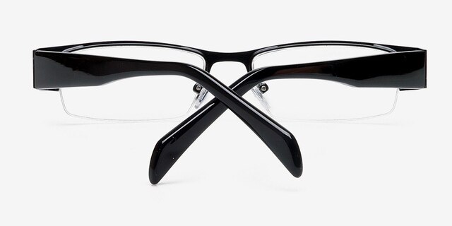 Alingsas Black MetalEyeglass Frames from EyeBuyDirect, Closed View