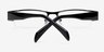 Alingsas Black MetalEyeglass Frames from EyeBuyDirect, Closed View