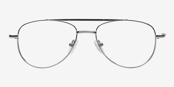 Abdulino Silver Metal Eyeglass Frames