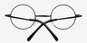 Abaza Black MetalEyeglass Frames from EyeBuyDirect, Closed View