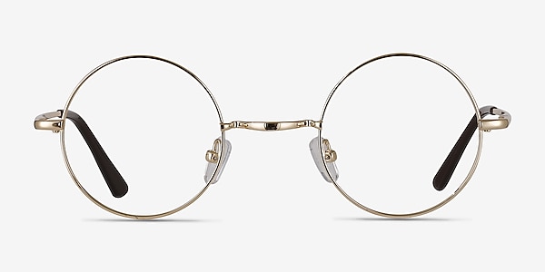 Abazam Golden Metal Eyeglass Frames