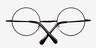 Abazam Black MetalEyeglass Frames from EyeBuyDirect, Closed View
