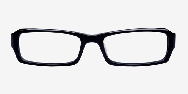 Halmstad Black AcetateEyeglass Frames from EyeBuyDirect, Front View