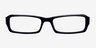 Halmstad Black AcetateEyeglass Frames from EyeBuyDirect, Front View