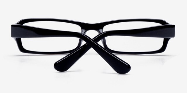 Halmstad Black AcetateEyeglass Frames from EyeBuyDirect, Closed View