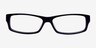 Kramfors Black AcetateEyeglass Frames from EyeBuyDirect, Front View