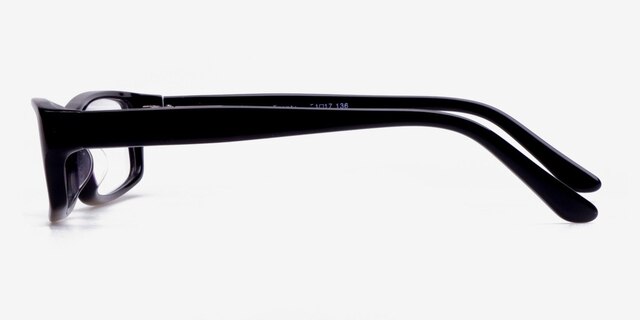 Kramfors Black AcetateEyeglass Frames from EyeBuyDirect, Side View