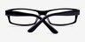 Kramfors Black AcetateEyeglass Frames from EyeBuyDirect, Closed View