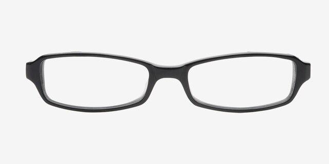 Luninets Black AcetateEyeglass Frames from EyeBuyDirect, Front View