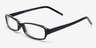 Luninets Black AcetateEyeglass Frames from EyeBuyDirect, Angle View