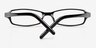 Luninets Black AcetateEyeglass Frames from EyeBuyDirect, Closed View