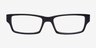 Brady Black AcetateEyeglass Frames from EyeBuyDirect, Front View