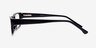 Brady Black AcetateEyeglass Frames from EyeBuyDirect, Side View