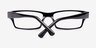 Brady Black AcetateEyeglass Frames from EyeBuyDirect, Closed View