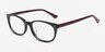 Cache Black & Burgundy AcetateEyeglass Frames from EyeBuyDirect, Angle View