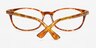 Cache Tortoise AcetateEyeglass Frames from EyeBuyDirect, Closed View